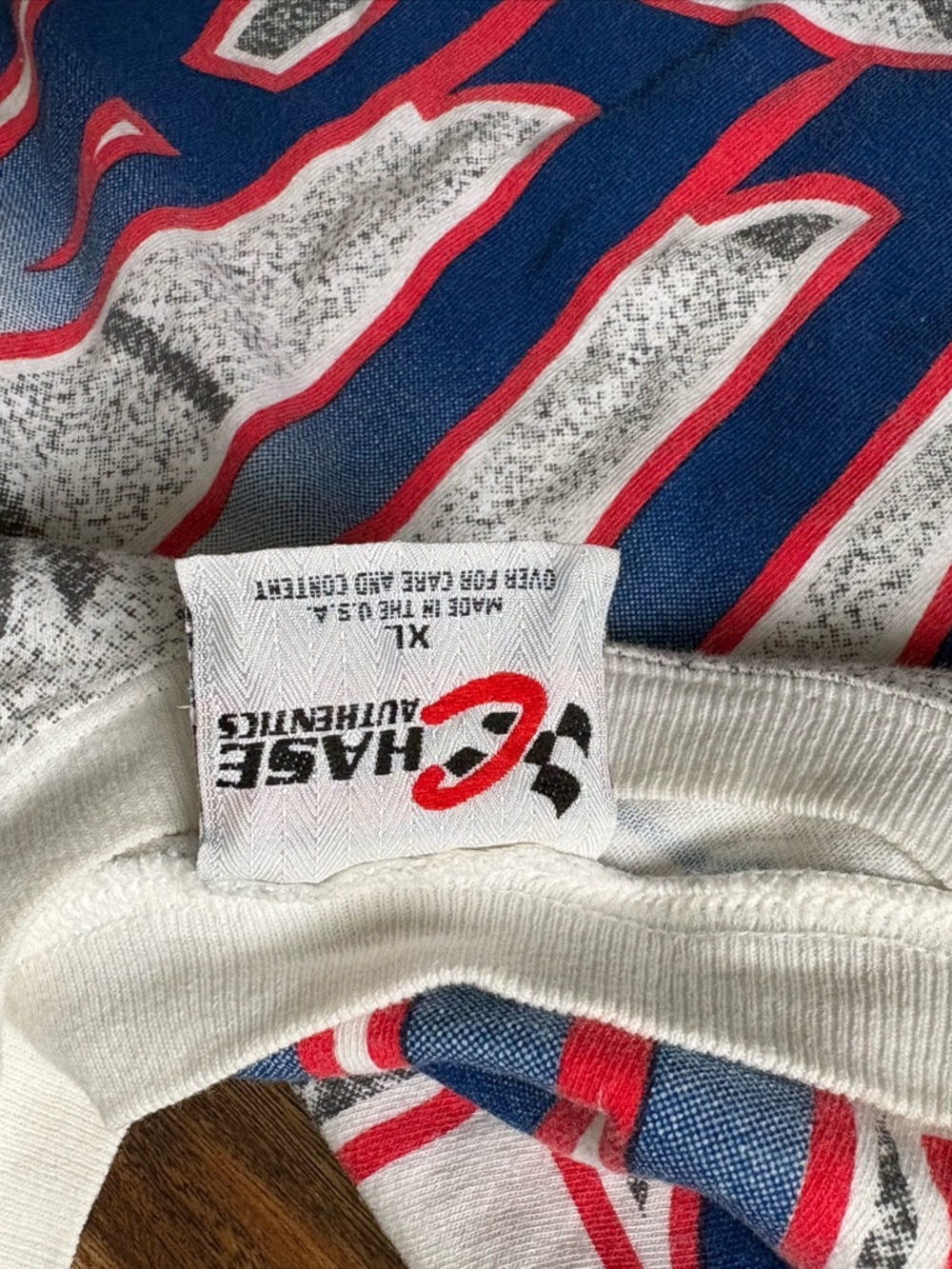 Chase Authentics Rusty Wallace AOP SZ XL NASCAR Red, Blue, White Graphic Tee - Picture 5 of 8